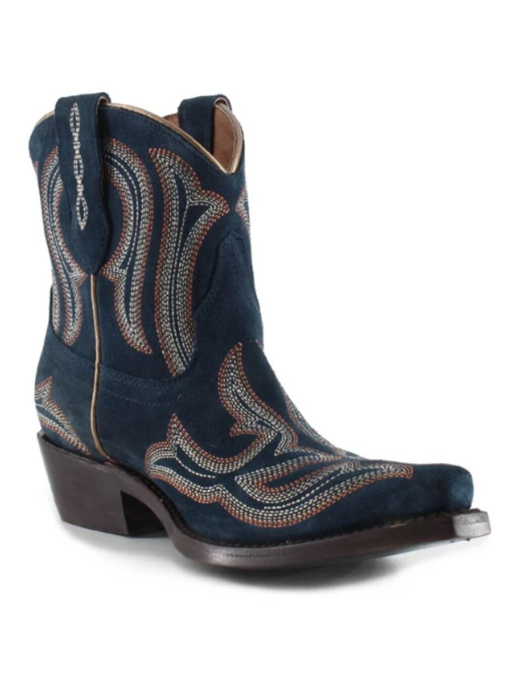 Buck & Brana Harper Suede Leather Ankle Boots NWT in Petroleum Blue 10